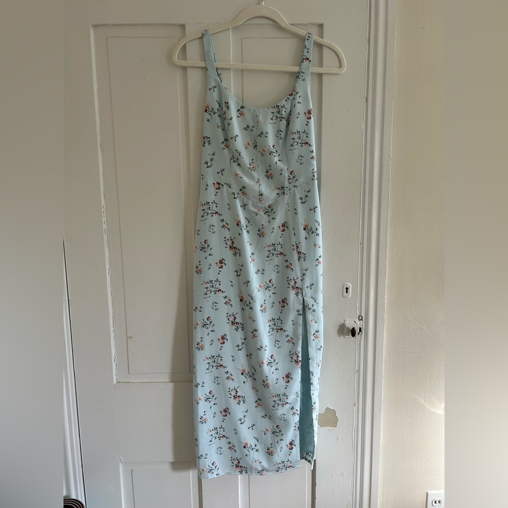 Abercrombie & Fitch Sky Blue Floral Dress